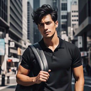 Diseño personalizado de secado rápido para hombres camisetas de polo Casual Loose Fit transpirable camisa deportiva hombres de talla grande camisas de polo para hombres - Product Image 2