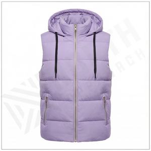 2025 femmes mode à capuche surdimensionné coton rembourré hiver veste Parkas courtes avec plume de canard toile matériel - Product Image 2