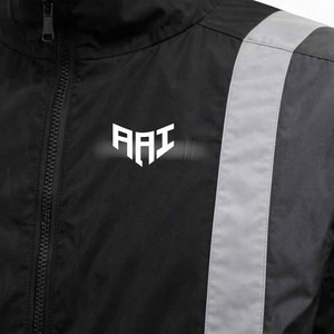 Wholesale <b>Men</b>’s <b>Reflective</b> Strip Windbreaker <b>Jacket</b> – Customizable, Lightweight, Waterproof, Streetwear USA Supplier - Product Image 5
