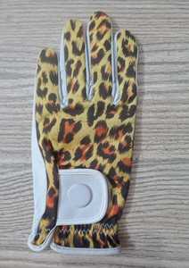 Guantes de golf profesionales de cuero genuino, transpirables, ligeros, con correa de muñeca ajustable, para mano derecha, antideslizantes, con cierre de gancho y bucle - Product Image 3