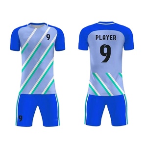 Ropa de entrenamiento de fútbol Camiseta de fútbol personalizada Conjunto completo Cuello en V Media manga Transpirable Secado rápido Transferencia de calor Impreso Fútbol - Product Image 3