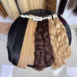 Extensiones de cabello Remy ruso a granel de 100g a precio de fábrica cabello humano crudo vietnamita en todos los colores - Product Image 6