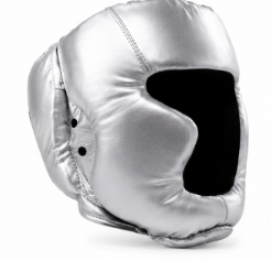 HAWK SPORTS INDUSTRIES Protège-tête de boxe en PU argenté HW-BHG-001 pour l'entraînement, le sparring, le MMA, le Muay Thai, le Taekwondo - Product Image 6