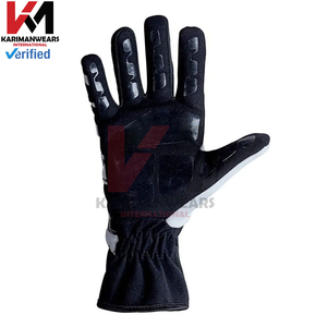 Guantes de Carreras Simulados Personalizados de Fabricante OEM, Guantes de Karting de Cuero Sintético de Alto Rendimiento con Muñequera Elástica - Product Image 2