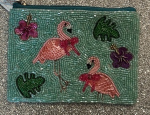 Monedero de cuentas 100% moderno y a la moda. Diseño único de cuentas de semillas para regalo. Monedero bordado con cuentas de semillas de diseño personalizado. Patrón de cebra. Animal. - Product Image 5