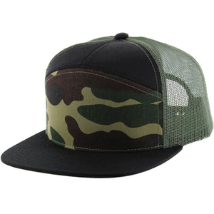 Custom Wholesale Vintage Snapback <b>Cap</b> Old Camo Trucker Richardson <b>Flat</b> Bill 6-Panel 100% Cotton Mesh Breathable Waterproof <b>Hat</b> - Product Image 2