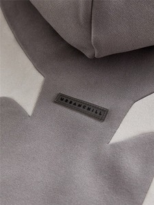 Sweat-shirt homme en molleton de coton lourd, coupe oversize, épaules tombantes, imprimé brodé, style streetwear. - Product Image 6