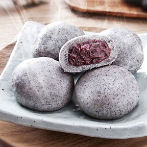[MILWON] Ensemble de petits pains vapeur coréens surgelés Anheung, garniture à la pâte de haricot rouge Jjinppang, épicerie asiatique, petit-déjeuner, collation - Product Image 2