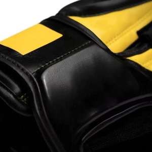 Gants de boxe MMA professionnels en cuir PU imperméables, extensibles, pour l'entraînement, avec logo personnalisé Bright Way International, fermeture sur mesure - Product Image 3