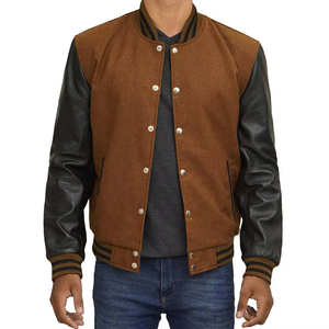 Wholesale OEM High Quality University Varsity <b>Jacket</b> <b>For</b> Unisex College <b>Baseball</b> New Latest Design Varsity <b>Jacket</b> MADE BY BS - Product Image 2