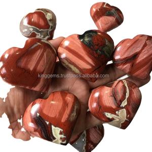 Piel de serpiente natural jaspe corazón tallado Reiki piedra semipreciosa piedra preciosa decoración del hogar Feng Shui estilo recuerdo - Product Image 2
