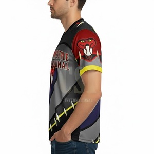 Vêtements d'e-sport par sublimation, nouveau design respirant unisexe, jersey de jeu d'e-sport personnalisé imprimé sur toute la surface - Product Image 6