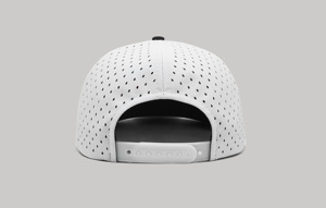 Gorra de Béisbol Blanca de 6 Paneles con Logotipo Personalizado, Corte Láser, Hecha en Vietnam, para Adultos, para Exteriores, Cuatro Estaciones, Alta Calidad, 100% Poliéster - Product Image 4