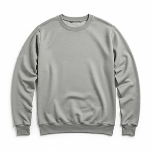Factory Custom Logo 100% Cotton Solid Men's Crew Neck Knitted <b>Pullover</b> <b>Sweater</b> Autumn Eco-Friendly - Product Image 3
