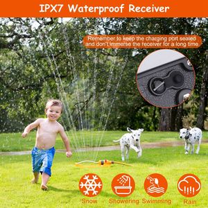 Sistema di Recinzione per Cani Impermeabile IPX7 con Ricevitore Ricaricabile, 100 Livelli Regolabili, per Addestramento e Contenimento Animali Domestici - Product Image 2
