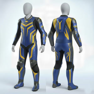 Nouvelle combinaison de course moto personnalisée 2026 en polyester/nylon, grande taille, respirante, imperméable, en cuir véritable, vestes de moto - Product Image 1