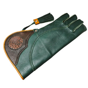 High Quality Custom Colors Double Layer Leather Falcon Gloves New Design Bird-Handling Gloves for Hunting - Product Image 6