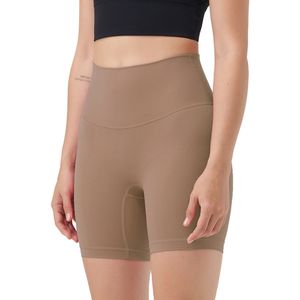 Pantaloncini da Ciclismo a Vita Alta da Donna, Leggings Sportivi in Spandex con Controllo Pancia, Lunghezza Interna 6.3 Pollici, Senza Cucitura Frontale, per Sport, Fitness e Yoga - Product Image 1