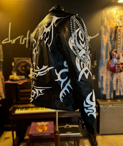 Veste d'affaires très vendue, couleur unie, veste populaire, vestes en cuir pour hommes, veste de moto, veste en cuir de vachette de qualité supérieure, veste tendance - Product Image 4