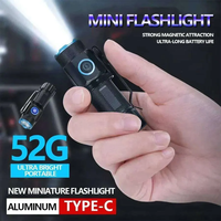 Mini lampe torche LED P50 avec clip