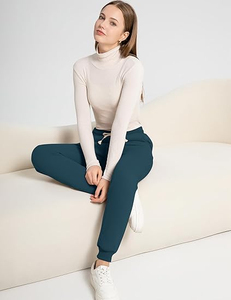 Wholesale <b>Women</b> <b>Baggy</b> Flare Pants And <b>Trousers</b> 100% Cotton Breathable Soft <b>Baggy</b> Wide Straight Leg Pants <b>Baggy</b> Sweatpants - Product Image 4
