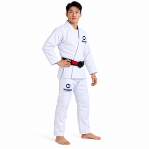 Kimono de Jiu Jitsu Brasileño para Adultos, Uniforme de BJJ para Hombre y Mujer, Tela Preencogida, Conjunto de Entrenamiento de Artes Marciales con Cinturón Gratis - Product Image 1