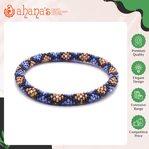 Ahana's Mande Nepal Top Notch Quality Handmade Women's Fashion Jewelry Trendy Durable Crochet Needle Glass <b>Beads</b> <b>Bracelets</b> - Product Image 2