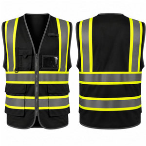Gilet de sécurité haute visibilité pour la construction, vêtements de travail réfléchissants, uniformes d'été écologiques et respirants - Product Image 1