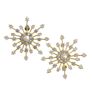 Pendientes Colgantes Chapados en Oro Hechos a Mano - Joyería de Estilo Bohemio Única para Mujer - Product Image 6