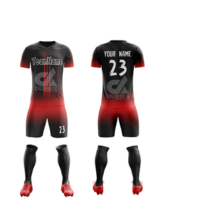 Maillot de football international professionnel ajusté, personnalisable avec le nom de l'équipe, fabrication directe, design par sublimation, ensembles respirants, style - Product Image 5