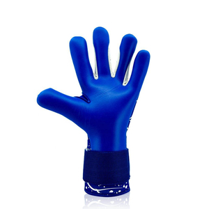 Gants de gardien de but de football professionnels réglables et antidérapants avec protection des doigts et du pouce, en PU épaissi, fermeture à lacets - Product Image 5
