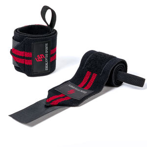 Muñequeras de algodón transpirables personalizables Soportes de seguridad de fitness ajustables con bucle flexible Servicios OEM/ODM Logotipo personalizado - Product Image 4