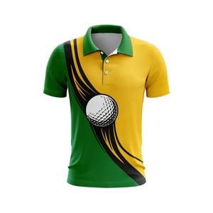 Polo en jersey pour homme à col roulé, couleur unie, anti-rides, de haute qualité, à prix avantageux, 100% coton, manches courtes - Product Image 1