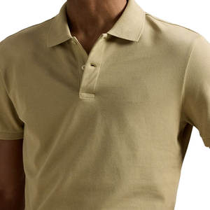 Camiseta personalizada de secado rápido 100% poliéster Golf para Polo patrón sólido Unisex de talla grande con bordado Original camiseta de hombre en blanco - Product Image 2