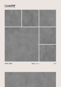 Azulejo de porcelana mate con grabado refinado de 60x60 cm, desarrollado para proporcionar un equilibrio texturizado en capas y una resistencia confiable para el suelo. - Product Image 2