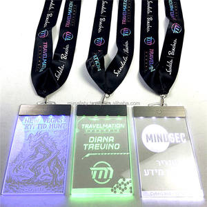 Lanières de médailles de course personnalisées en polyester réglables, 38 mm ou 55 mm, faible MOQ, promotionnelles, sangles de cou personnalisées pour le personnel - Product Image 5
