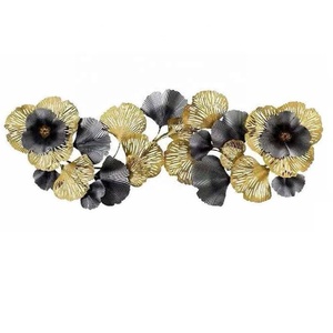 Haute qualité moderne Floral métal mur Art à la main métal mur décor décoratif métal mur Art pour bureau maison salon décor - Product Image 3
