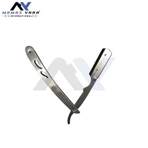 Professional Stainless Steel Barber <b>Swing</b> Lock Razor <b>Single</b> Blade Classic Wet Shaving Tool Salon Grooming Quality OEM Logo - Product Image 4