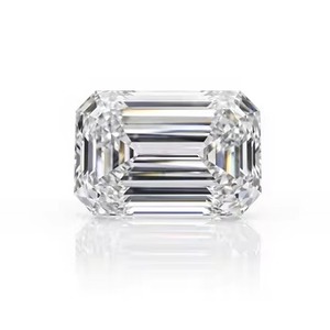 Diamante suelto cultivado en laboratorio, corte esmeralda de 2 quilates, color D, VVS1, certificado IGI, para fabricación de joyería al por mayor, Surat - Product Image 1