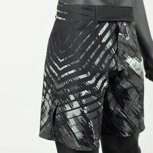 กางเกงมวยไทยพรีเมียมคุณภาพสูงไซส์ใหญ่พิเศษ ออกแบบเองได้ พร้อมโลโก้ยิม MMA ระดับพรีเมียม สำหรับผู้ชาย ผ้าฝ้าย 100% ผลิตตามแบบ OEM พร้อมเชือกผูก - Product Image 4