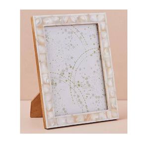 Nouvel arrivage de cadre photo en incrustation de nacre cadre photo de famille vadrouille naturelle présentoir pour table de chevet cadre photo de table de chevet - Product Image 4