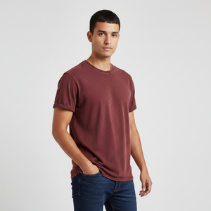 T-shirt de luxe 100% coton, grandes tailles, pour hommes, personnalisable avec broderie, surdimensionné, épais, unisexe, en jersey - Product Image 5