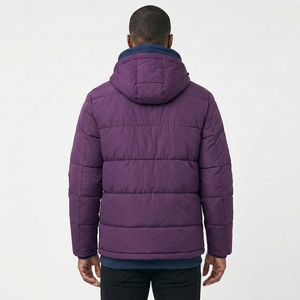 Chaqueta de Invierno Ligera para Hombre, con Capucha, Acolchada, Informal, para Actividades al Aire Libre - Product Image 3