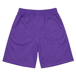 Custom Jogger Mesh Sports Breathable Knitted Polyester Shorts Trendy Basketball Casual Elastic Men Double <b>Layer</b> Mesh Shorts - Product Image 5