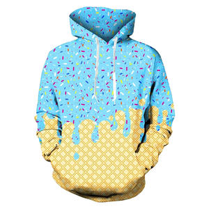 Sudadera con Capucha Ice para Hombre, Sudadera con Bolsillos Grandes Tipo Canguro, 100% Poliéster, Talla Grande - Product Image 1