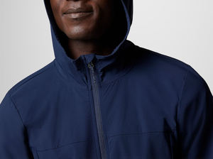 Unisex Winter Outdoor <b>Soft</b> <b>Shell</b> Zipper <b>Hooded</b> Lace <b>Jacket</b> Windproof Breathable Waterproof Hiking Running Windbreaker Custom - Product Image 5