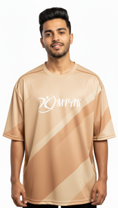 T-shirt décontracté surdimensionné style streetwear, vêtements de mode pour hommes, sublimation - Product Image 4