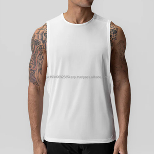 Débardeurs de sport pour hommes Ice Skin Muscle Tank Tops Performance Training Gym Sans manches Toute saison Maille en nylon Athlète Tank - Product Image 1