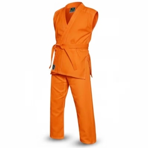 ชุดคาราเต้ Elite Training Mawra คุณภาพสูง ผ้าฝ้าย 100% ชุดศิลปะการต่อสู้ ปรับแต่งได้ตามต้องการ (OEM) ชุดไร้แขน สำหรับผู้ใหญ่ - Product Image 1