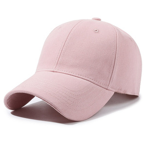 Unisex 6-Panel Baseball <b>Cap</b> Solid Color Adjustable Cotton Hat For Adults Casual Wear Black White Pink Red - Product Image 2